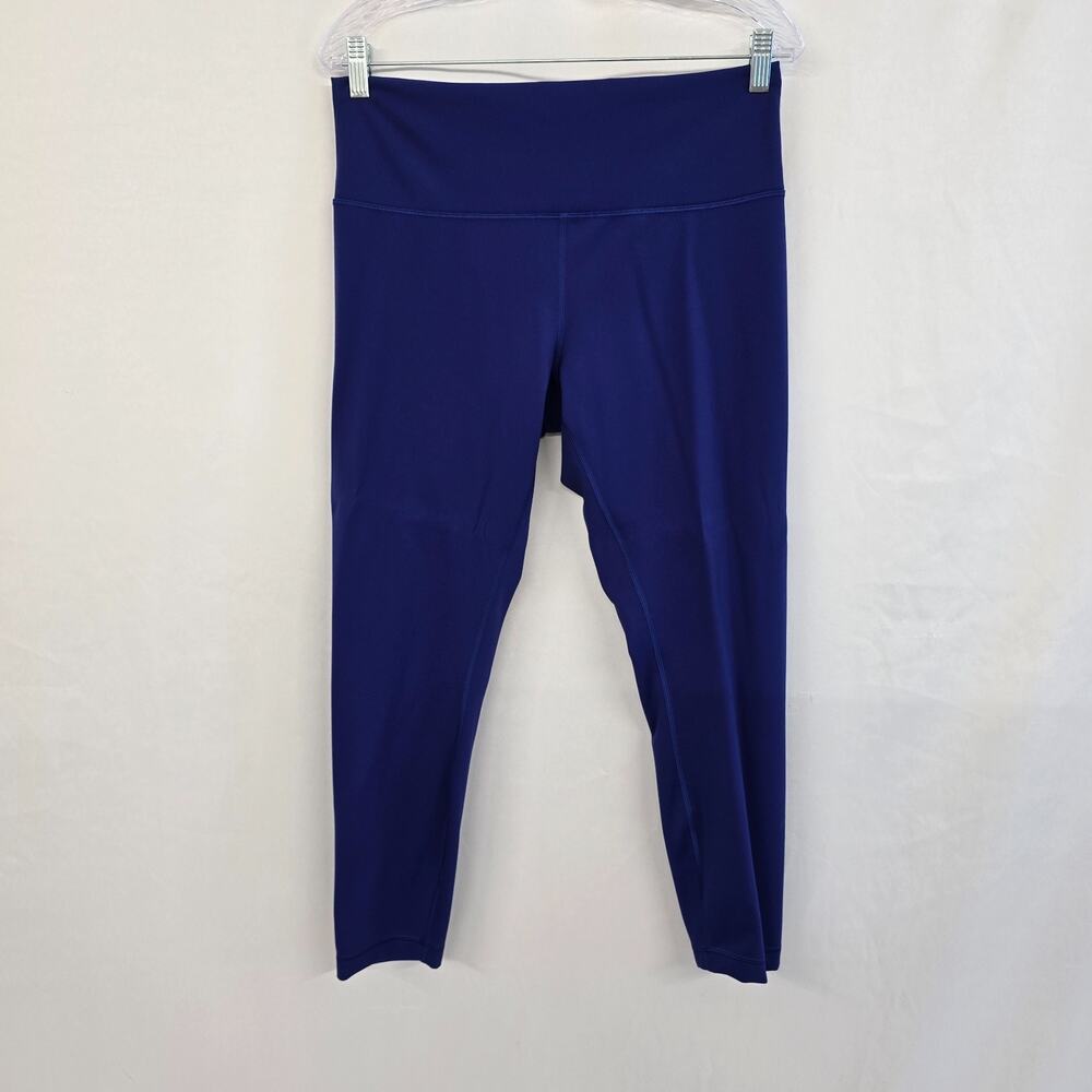 Lululemon Wunder Train High Rise Tight 25" Women's 14 Purple Larkspur EUC